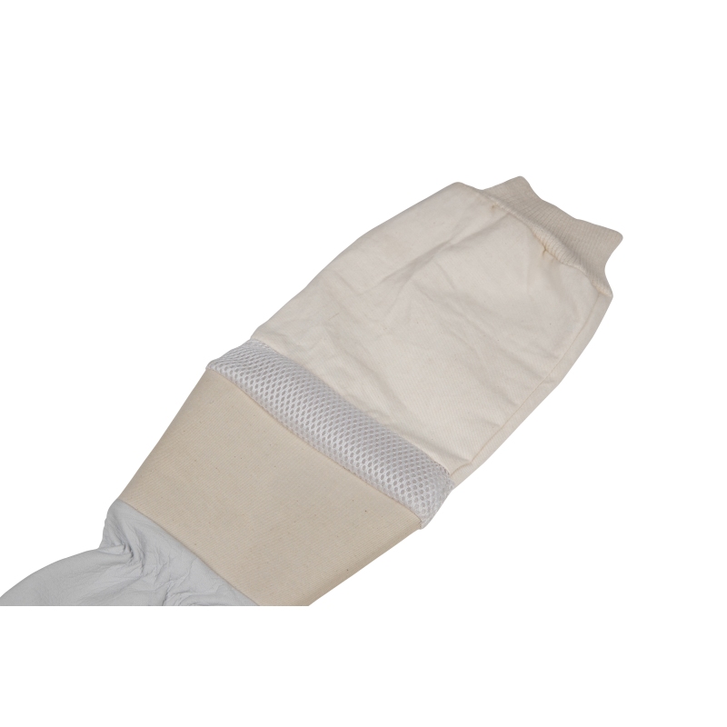 Čebelarske rokavice usnjene- z zračnikom in dodatno zaščito okrog zapestja; M in XXXL