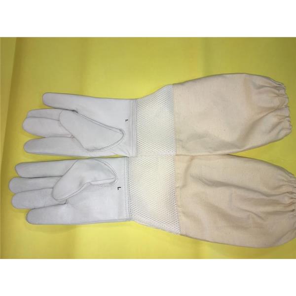 Čebelarske rokavice- usnjene; samo M in XL